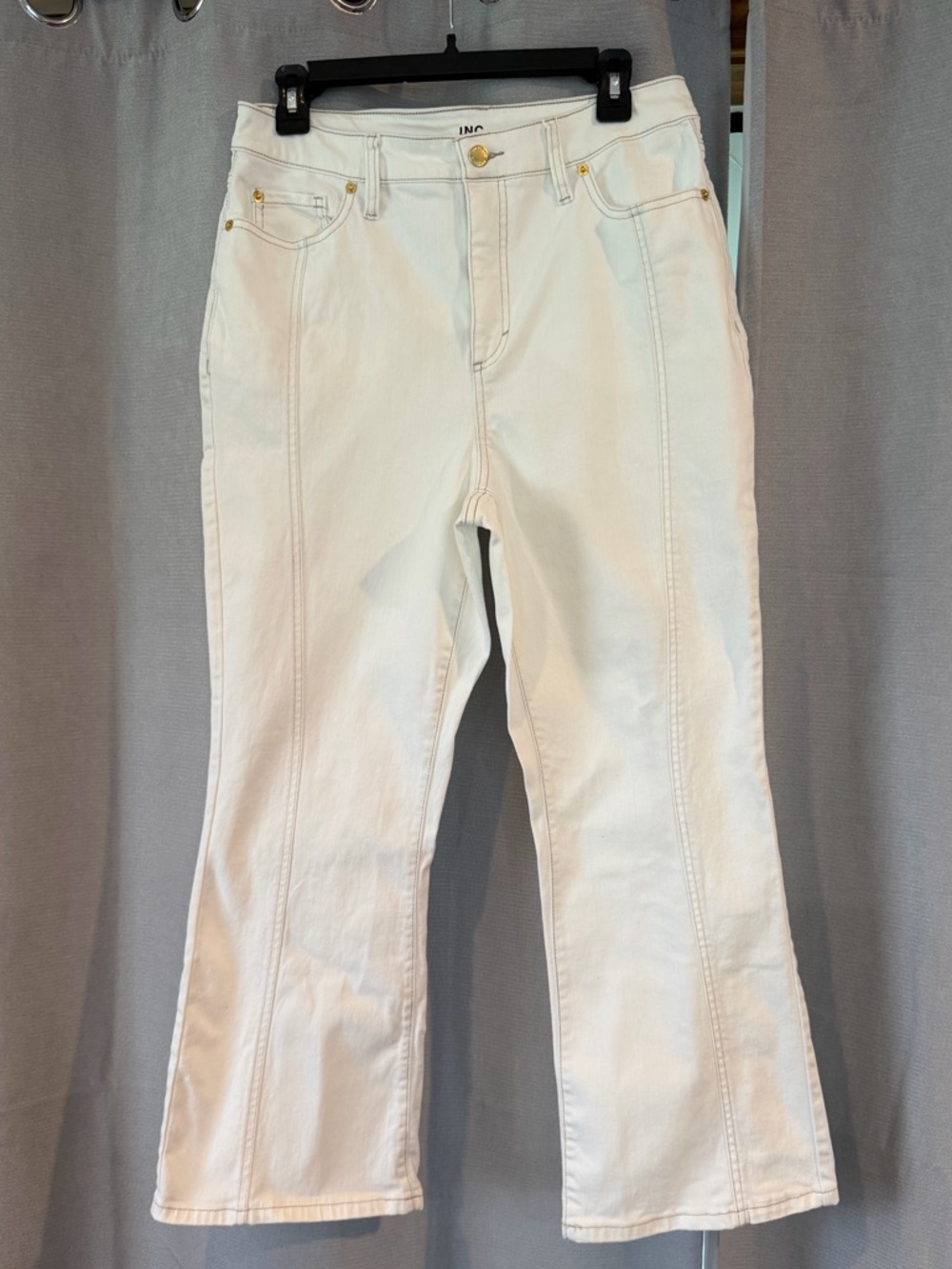 NWOT INC International Concepts White Women's Flare Jeans